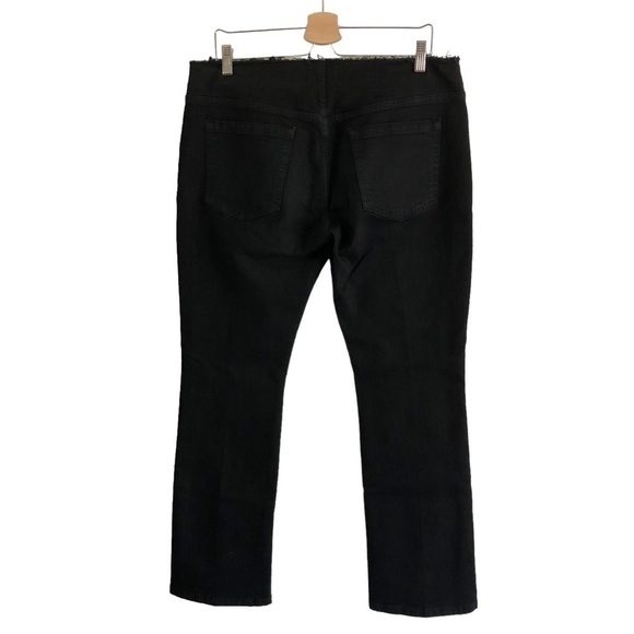 Frame Jeans Mini Boot Slit Film Noir Cut Off Waist Size 31 - Picture 8 of 16